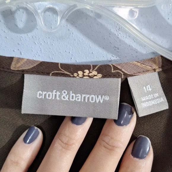 Floral brown dress - Picture 4 of 8